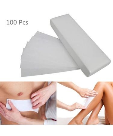 Baluue Hair Removal Wax Strips - 100pcs Facial & Body Depilatory Fleece for Smooth Skin | International Shipping Available - Buy Online on GoSupps.com