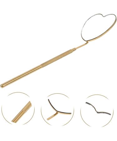 Beatifufu Grafting Eyelash Mirror Lash Inspection Mirror Handheld Mirrors Mirror Tool Handheld Lash Mirror Handheld Eyelashes Mirrors Glass Mirror Makeup Tools Stainless Steel Heart-Shaped - Buy Online on GoSupps.com