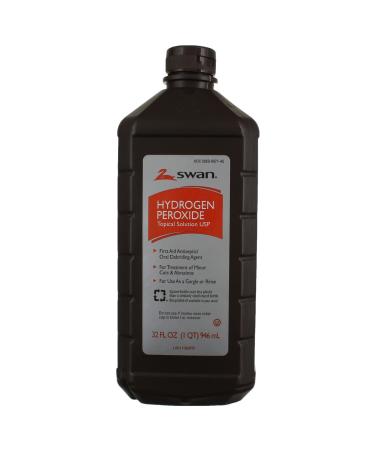 Swan Hydrogen Peroxide Topical 32oz (4 Pack) - Antiseptic Solution for Wound Care - Buy Online on GoSupps.com
