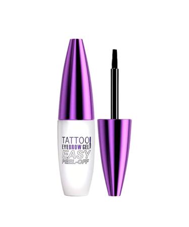 Generisch Peel-Off Eyebrow Gel - Waterproof and long-lasting up to 3 days - Natural tint for complete coverage - Smudge-proof finish - Ideal for sports swimming and everyday wear - Dark Brown