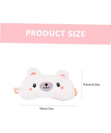Mobestech 15 Pcs Plush Eye Mask Set | Pink Sleeping Masks Guinea Pig Toys & Silk Scrunchies | Cozy Eye Shades for Women - Buy Online on GoSupps.com
