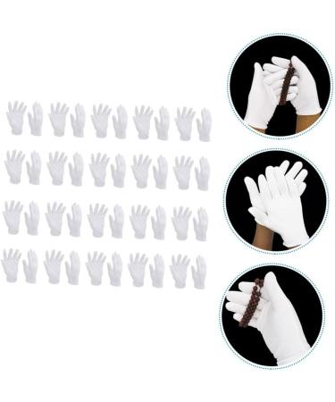 Beatifufu 16 Pairs White Cotton Gloves Jewelry Utility Work Gloves Cotton Gloves for Ladies Mittens Silver Polishing Gloves Mens Work Gloves Black Labor Protection Cotton Wen Wan Miss - Buy Online on GoSupps.com