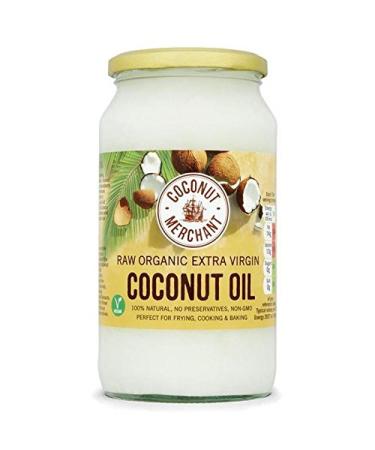 Coconut Merchant Raw Organic Extra Virgin Coconut Oil 1L