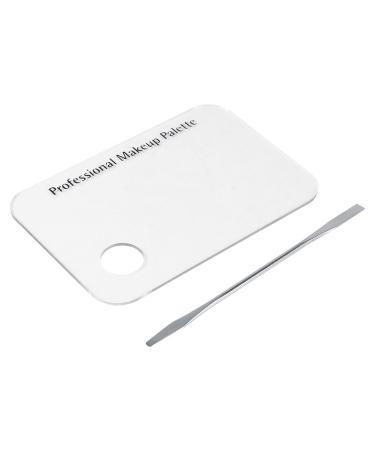 Buy Acrylic Palette & Stainless Spatula Set - Perfect for Makeup Artists & Manicurists | Nail Art Mixing Tool - Buy Online on GoSupps.com