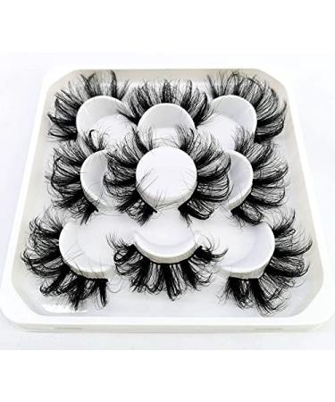 HBZGTLAD 5 Pairs 25mm 3D Mink Lashes - Custom Natural Faux Eyelashes Pack | Short Wholesale False Eyelashes (QZ-01) - International Shipping Available - Buy Online on GoSupps.com