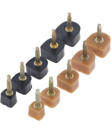 5 Pairs High Heel Shoe Repair Tips - Durable Non-Slip Caps | Replacement Heel Protectors in 5 Sizes (7-12mm) - U Shape Black - Buy Online on GoSupps.com