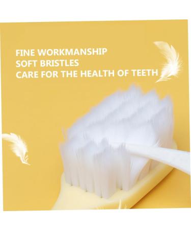Beavorty 4 Party Toothbrush Set | Soft Cotton Fur Gentle Bristles for Adults | Ideal for Men & Women - Perfect for Body Care - Buy Online on GoSupps.com