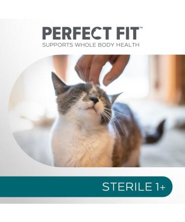 Perfect Fit Sterile Adult 1+ Complete Dry Cat Food for Adult Cats Aged 1+ Years Rich in Chicken 3 Bags (2.8 kg) Adult Sterile Chicken 2.8 kg (Pack of 3) - Buy Online on GoSupps.com