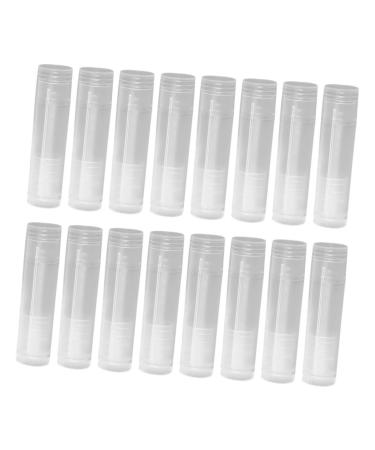 Baluue 100pcs Empty Lipstick Tube Tubes Bulk Lip Gloss Holders Balm Tube Holder Lip Balm Tube Clear Lip Pp