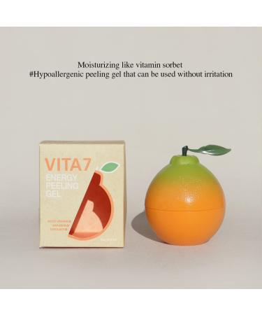 Exfoliant Vita7 AHA BHA Energy Peeling Gel - Hydrating Exfoliating Wash for Dry Skin | The Yeon Korean Skincare | 100ml - Buy Online on GoSupps.com