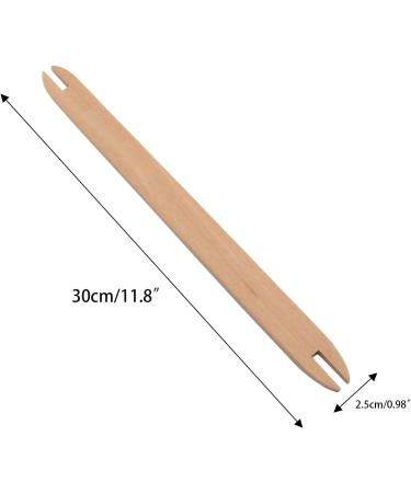 2 Pcs Wooden Weaving Shuttle for Knitted Crafts - Handcrafted Wood Weaving Stick Shuttle - Buy Online on GoSupps.com