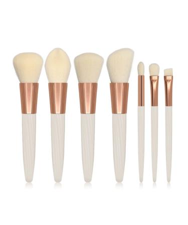DFHBFG 7 Brushes Set of Loose Powder Brushes Beauty Tools Grooming Brushes Blush Makeup Set 1 D