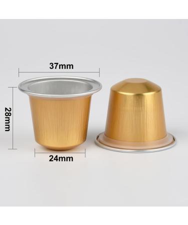 Capsules de Caf Vides en Aluminium Rechargeables Compatibles avec Les Dosettes de Caf pour Pr parer Vos Propres Tasses et Filtres (100 Dosettes + 100 Couvercles) - Buy Online on GoSupps.com