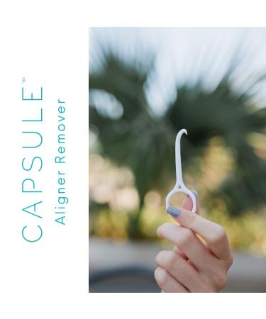 White Aligner Remover Tool - Sleek Design for Clear Retainers by Capsule Products - Buy Online on GoSupps.com