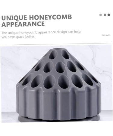 Healeved 1pc Grinding Head Storage Box Rotary Tool Nail Implements Nail File Bits Manicure Tools Holder Acrylic Display Risers Nails Nail Drill Organizer Holder Pe Base Cellular To Rotate - Buy Online on GoSupps.com