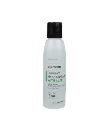 McKesson Gel Hand Sanitizer with Aloe Cleanse and Moisturize 4 oz 1 Count 1 Pack