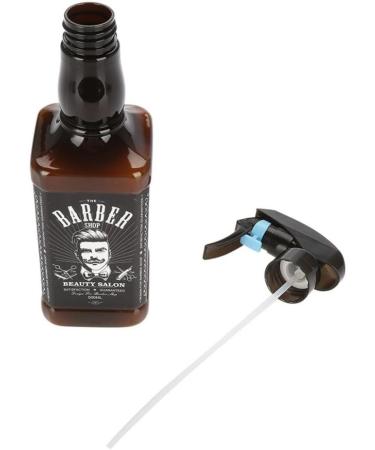 Hairdressing Spray Bottlle 500ml Plastic Hairdressing Spray Bottle Salon Barber Hair Tools Water Sprayer (Brown) - Buy Online on GoSupps.com
