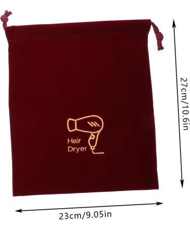 Healeved 2 Pcs Storage Bag Travel Hair Tools Hair Dryer Drawstring Pouch Hair Dryer Travel Case Fabric 36.5X26.5X1CM Assorted Color - Buy Online on GoSupps.com
