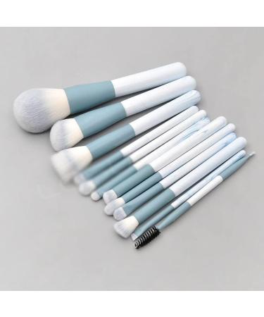 DFHBFG 12-Piece Wooden Handle Makeup Brush Set - Ideal for Hair & Powder Application | Premium Quality Beauty Tools - Buy Online on GoSupps.com