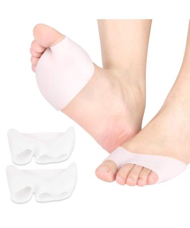 Gel pads for midfoot bones gel foot inserts high heels foot pads for women and men breathable soft silicone forefoot pads for diabetics and morton neuralgia cornea and bladder formation - Buy Online on GoSupps.com