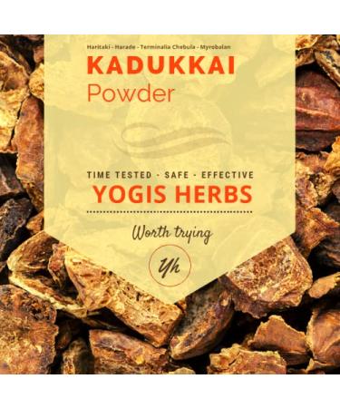 Yogis Herbs Kadukkai Powder (Terminalia ChebulaHaritaki) 1 lb  Fresh  Pure 1 Pound (Pack of 1) - Buy Online on GoSupps.com