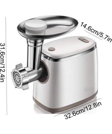 YJ Electric Meat Grinder - Heavy-Duty Stainless Steel Food Grinder with 2 Discs & Sausage Making Kit - Ideal for Ground Meat Vegetables & Garlic - Buy Online on GoSupps.com