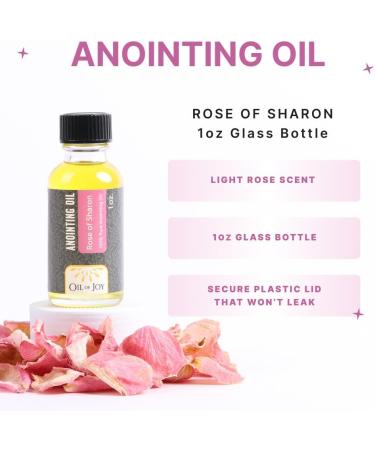 Buy 1oz Rose of Sharon Anointing Oil | Prayers Intimacy & Glory | Premium Glass Bottle | International Shipping - Buy Online on GoSupps.com