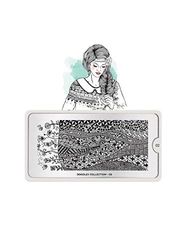 Moyou Stamping Schablone - Doodle 02