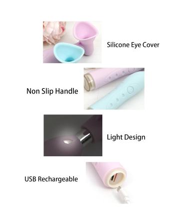 NATUDOCO Adjustable Vibration Eye Massager - Alleviate Eye Fatigue with Electrical Eye Ring - Pink Eye Relaxer for Tired Eyes - Buy Online on GoSupps.com