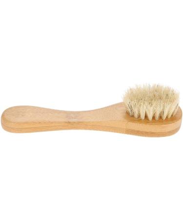 Body Brush Face Cleansing Brush for Facial Exfoliation Wooden Handle Face Brush Exfoliating Cleaning Skin Brush Tool - Buy Online on GoSupps.com