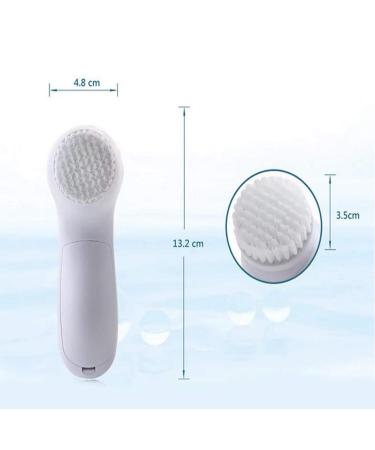 Bji Facial Cleansing 7 Brush with 360 Rotational Head - Waterproof Face Brush Set in Pink - Buy Online on GoSupps.com