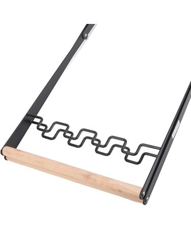 Foldable Trash Bag Holder Flat Appearance Garbage Bag Holder Stand Corrosion Resistance Light Weight for Outdoor Use Black - Buy Online on GoSupps.com