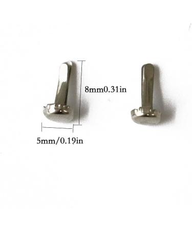 YEJI 200pcs Silver Mini Metal Brad Paper Fastener for DIY Craft 5mm - Ideal for Paper Crafts, Scrapbooking, and Card Making - Buy Online on GoSupps.com