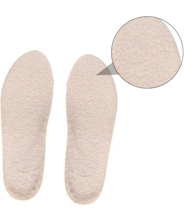 FOMIYES Fleece Insoles - Warm & Thick Sheepskin Inserts for Men & Women - Winter Shoe Accessories (24.5x8.8cm - Buy Online on GoSupps.com