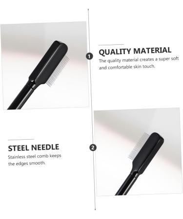 Eyebrow Eyelash Comb Single-sided Mini Eyelash Separator Brush Eyebrow Eyelash Grooming Tools for Cosmetic Making Up Supplie - Buy Online on GoSupps.com