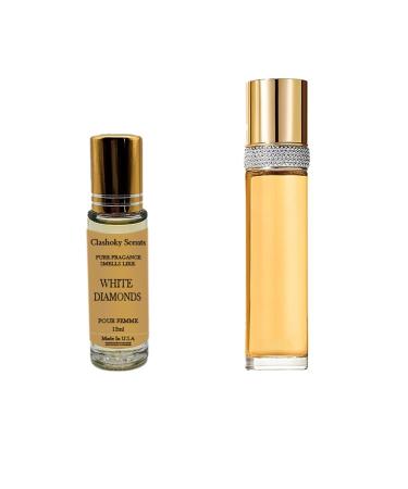 Fragrance Perfume Oils White Diamonds Perfume Roll On Body Oil for Women (12ml) (Pack of 1) White Diamonds 0.17 Fl Oz (Pack of 1) - Buy Online on GoSupps.com