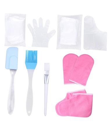 Hydratants pour Soins des Mains et Accessoires Spa pour Bain de Paraffine Unique R utilisable Couleur Al atoire 17.5x6cm Rose