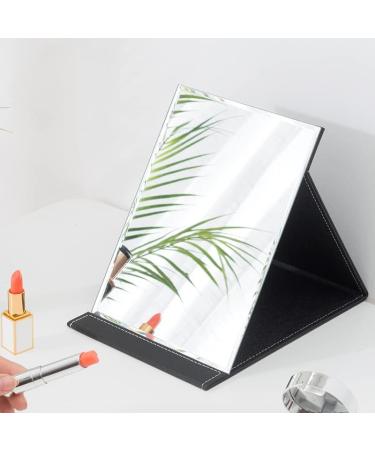 NAYSAYE Folding Travel Makeup Mirror - Portable Compact Vanity Desk Mirror with Stand - Large Size - Buy Online on GoSupps.com