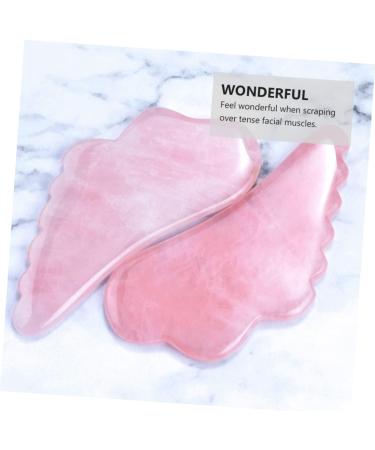 Buy NOLITOY Rose Quartz Gua Sha Wing Scraping Board | Full Body Massager & Face Tools | International Shipping - Buy Online on GoSupps.com
