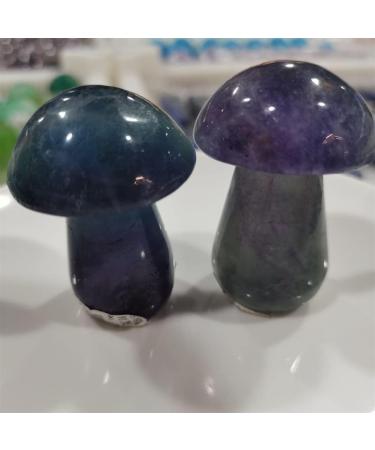 Crystal Rough Home Decoration Natural Green Fluorite Quartz Mushroom Skull Hand Carved Crystal s - Buy Online on GoSupps.com