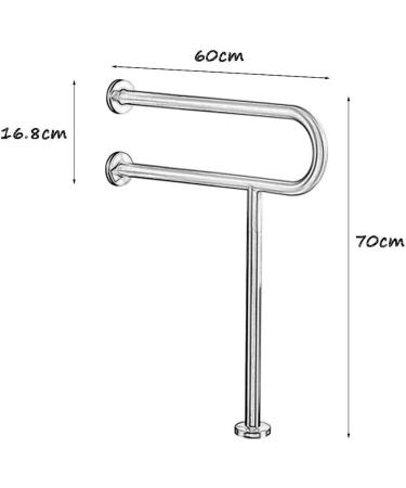 Grab Bars Handle Safety Support Hand Rails Toilet Grab Bar Anti-Slip Grab Bar Bathroom Handrail Support Handrail Safety Armrest erly Di - Buy Online on GoSupps.com