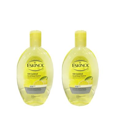 Eskinol Lemon Oil Control Facial Deep Cleanser w/Pure Lemon Extract 2x75ml