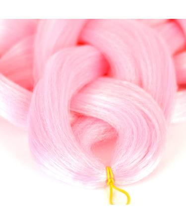 Buy Mybraids 2m Long Premium Light Pink Braid Hair for Rasta Braids Dreads & Box Braids - High-Quality Artificial Hair Extensions - Buy Online on GoSupps.com