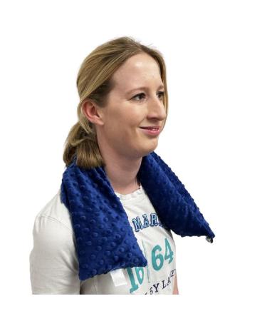 Weighted Sensory Neck Wrap to Calm Provide proprioceptive Input Reduce Anxiety and Help relive Stress. Helps Those with Autism PTSD Anxiety and Aspergers - Blue
