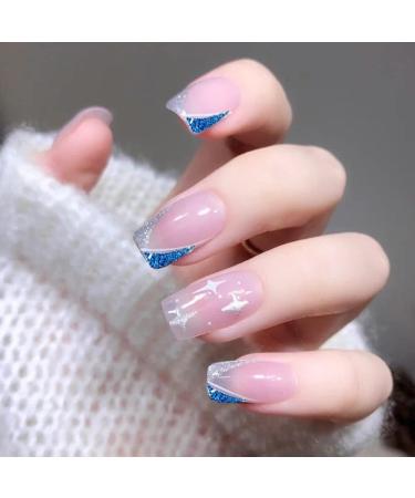 8 Sheet French Tip Colorful Nail Art Stickers Decals Self-Adhesive Line Design Manicure Tips Nail Decoration for Women Girls Gift - Buy Online on GoSupps.com