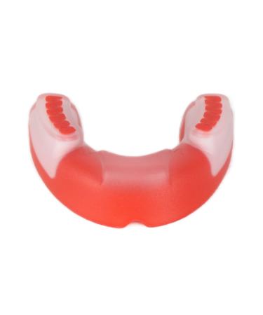 Verdant Touch Basketball Mouthguard Sports Mouthguard Soccer Shock Mouthguard for Adults EVA Athletic Mouthguard Red and White