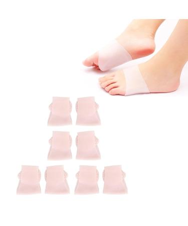 3 Pair Arch Support Gel Inserts | Soft Sleeves for Plantar Fasciitis & Flat Feet Relief - Buy Online on GoSupps.com