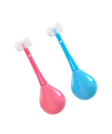 Minkissy toothbrush toothbrush for soft toothbrush three bristles toothbrushes for children toothbrush design toothbrush PP care 2 pieces