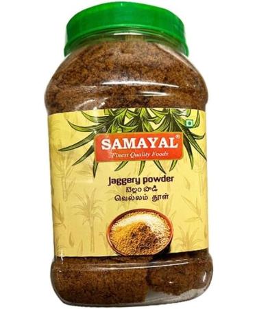 Samayal Jaggery Powder | 1KG | Natural Sweetener | No Preservatives Added | Jaggery Powder |Hand Crushed Gur Powder |Gluten Free |Indian Origin