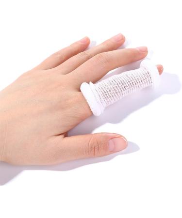 Vctitil 20 PCS Cotton Finger Bandage - 15x600mm Sports Safety Cover for Finger Sprains & Swelling - Blue & White - Buy Online on GoSupps.com